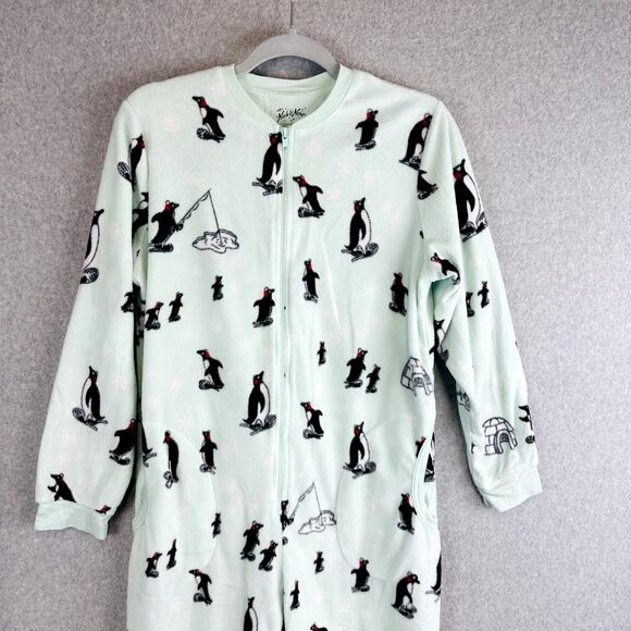 Nick and Nora Sz Small One Piece Pajamas One Piece Winter Animal Soft Fleece - Picture 2 of 8